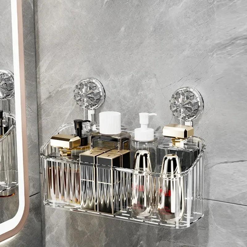 מדף קיר למקלחת 2 חלקים ללא קידוח | ג'סטה שופ | Jesta Shop