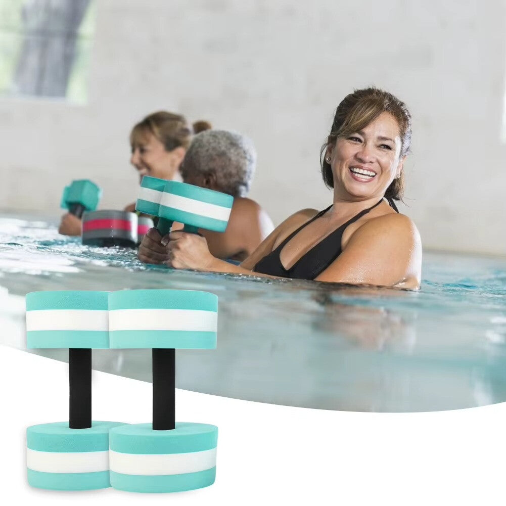 זוג משקולות התנגדות אירוביות למים