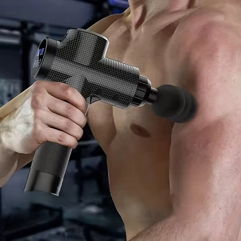 אקדח עיסוי שרירים מקצועי עם תצוגה דיגיטלית | ג'סטה שופ | Jesta Shop