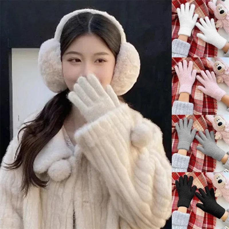 כפפות פלאפי פרוותיות מחממות מקטיפה | ג'סטה שופ | Jesta Shop