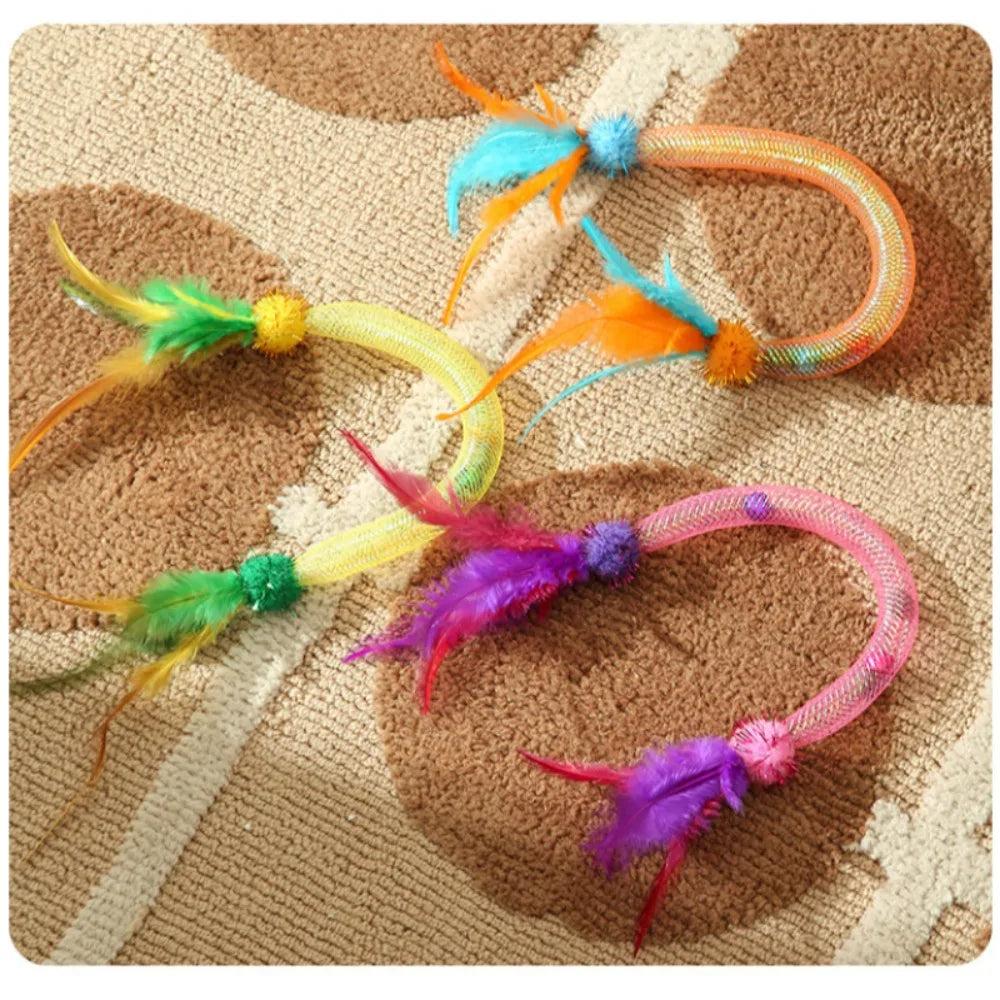 3 יחידות צעצוע אינטראקטיבי קפיץ אלסטי לחתולים | ג'סטה שופ | Jesta Shop