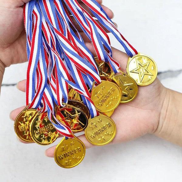 חבילת 10 פרסי זכייה מדליות זהב לילדים | ג'סטה שופ | JestaShop