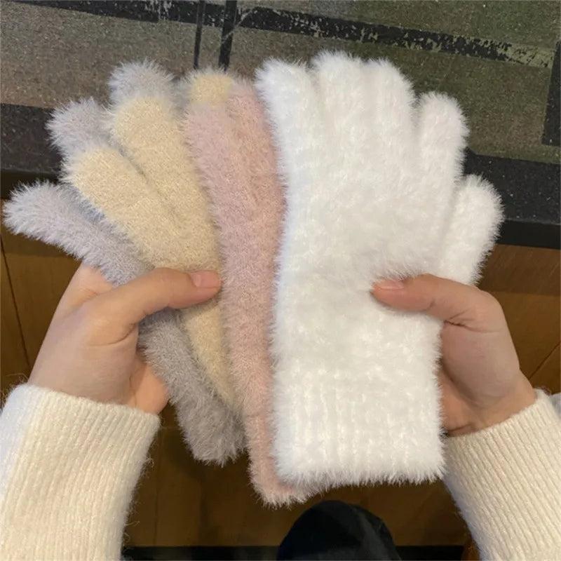 כפפות פלאפי פרוותיות מחממות מקטיפה | ג'סטה שופ | Jesta Shop