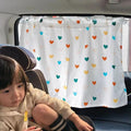 זוג וילונות אוניברסליים לחלון רכב להגנה מהשמש | ג'סטה שופ | Jesta Shop