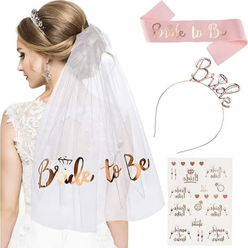 סט אביזרים למסיבת רווקות Bride To Be | ג'סטה שופ | Jesta Shop