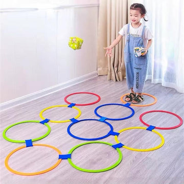 משחק חצר לילדים קלאס חישוקים טבעות קפיצה