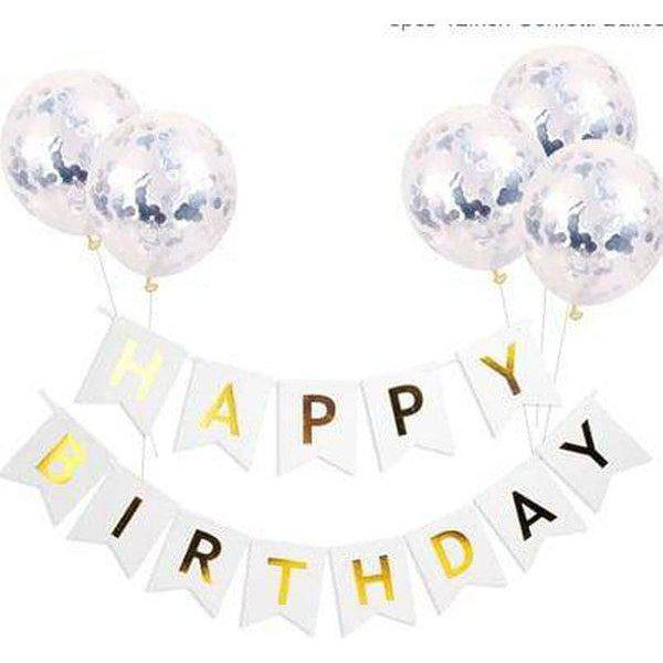 סט קישוטים ליום הולדת HAPPY BIRTHDAY | ג'סטה שופ | JestaShop