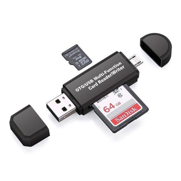 קורא כרטיסים SD TF רב תכליתי חיבור USB | ג'סטה שופ | JestaShop