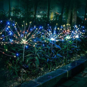 תאורת לד סולארית ייחודית לגינה בעיצוב זיקוקים | ג'סטה שופ | JestaShop