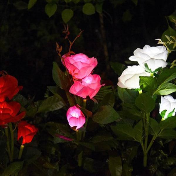 מנורת גן סולארית בעיצוב ורדים | ג'סטה שופ | JestaShop