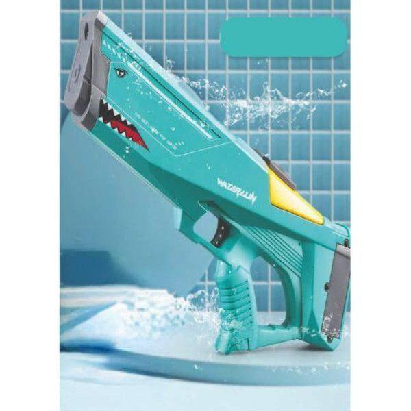 צעצוע רובה מים חשמלי לילדים בצורת כריש | ג'סטה שופ | JestaShop