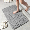 שטיח אמבט מונע החלקה מעוצב בסגנון אבן | ג'סטה שופ | JestaShop