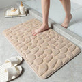 שטיח אמבט מונע החלקה מעוצב בסגנון אבן | ג'סטה שופ | JestaShop