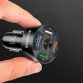 שקע USB מהיר לרכב 4 יציאות | ג'סטה שופ | Jesta Shop