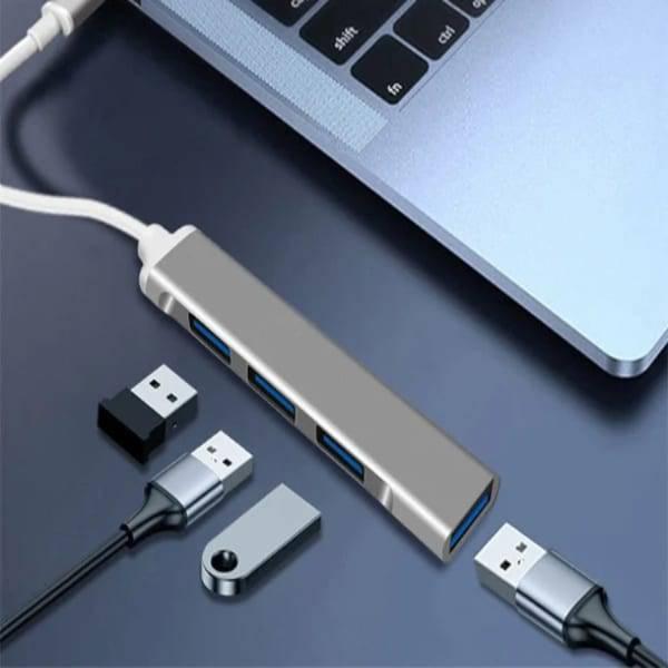 מפצל מרכזיה USB מהיר 4 יציאות | ג'סטה שופ | JestaShop