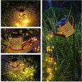 מנורת גינה תאורה סולארית בצורת משפך השקיה | ג'סטה שופ | JestaShop