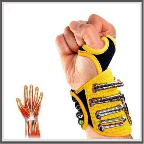 חגורת מפרק כף היד מגנטית להחזקת כלי עבודה | ג'סטה שופ | JestaShop