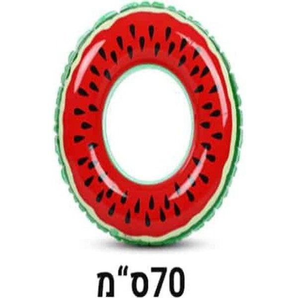 גלגל ים מתנפח בצורת אבטיח בגדלים שונים | ג'סטה שופ | Jesta Shop