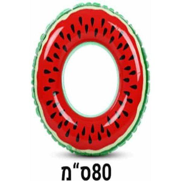 גלגל ים מתנפח בצורת אבטיח בגדלים שונים | ג'סטה שופ | Jesta Shop